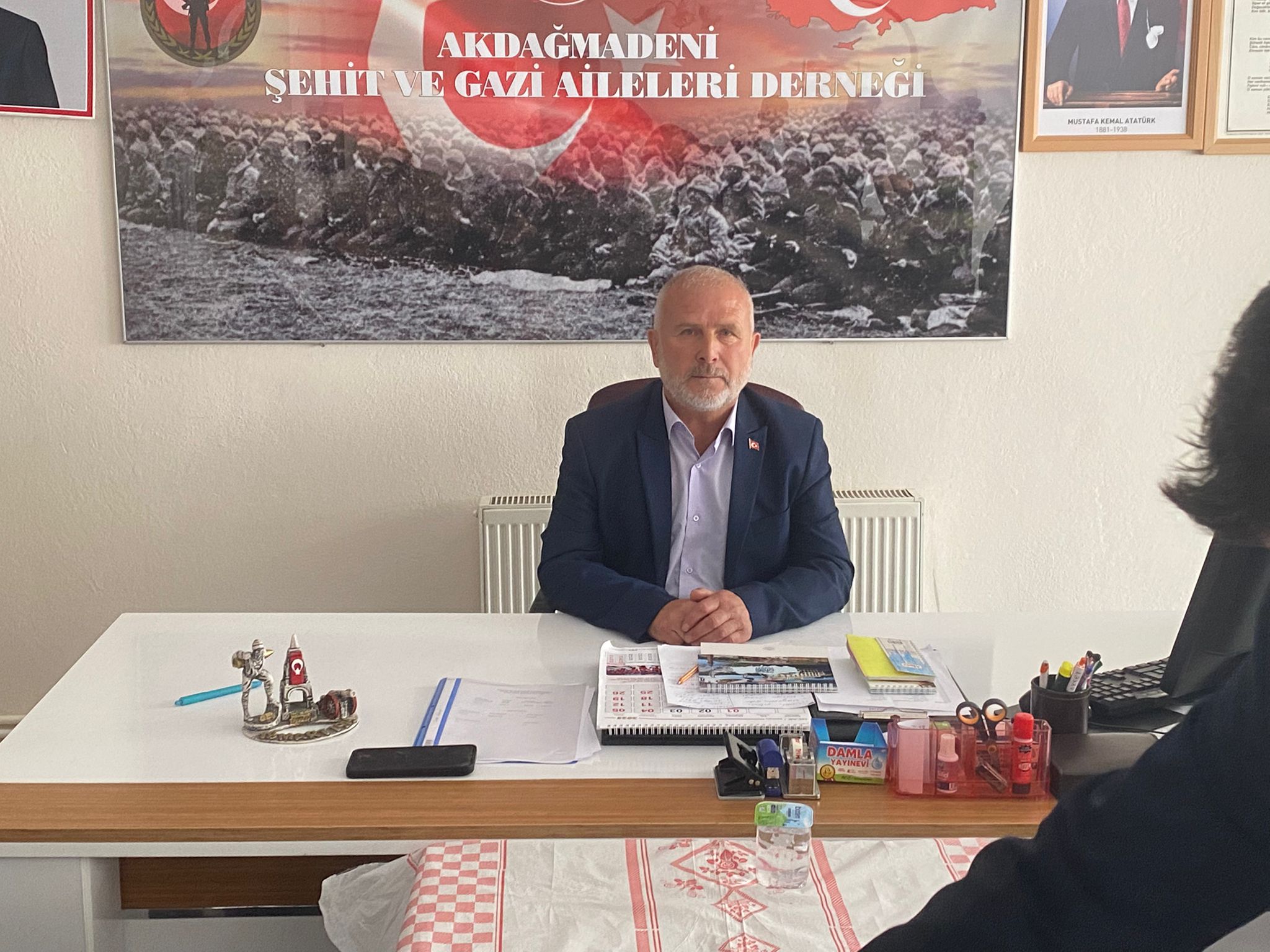 ŞEHİT AİLELERİ VE GAZİLER DERNEĞİ BAŞKANI BABACAN GÜVEN TAZELEDİ
