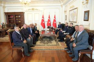 MUHTARLARDAN VALİ ÖZKAN’A ZİYARET