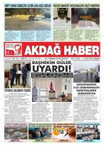 22 OCAK 2026 AKDAĞ HABER GAZETESİ