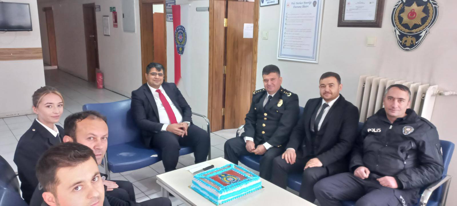 KAYMAKÇI, İLÇE EMNİYET MÜDÜRLÜĞÜNÜ ZİYARET ETTİ