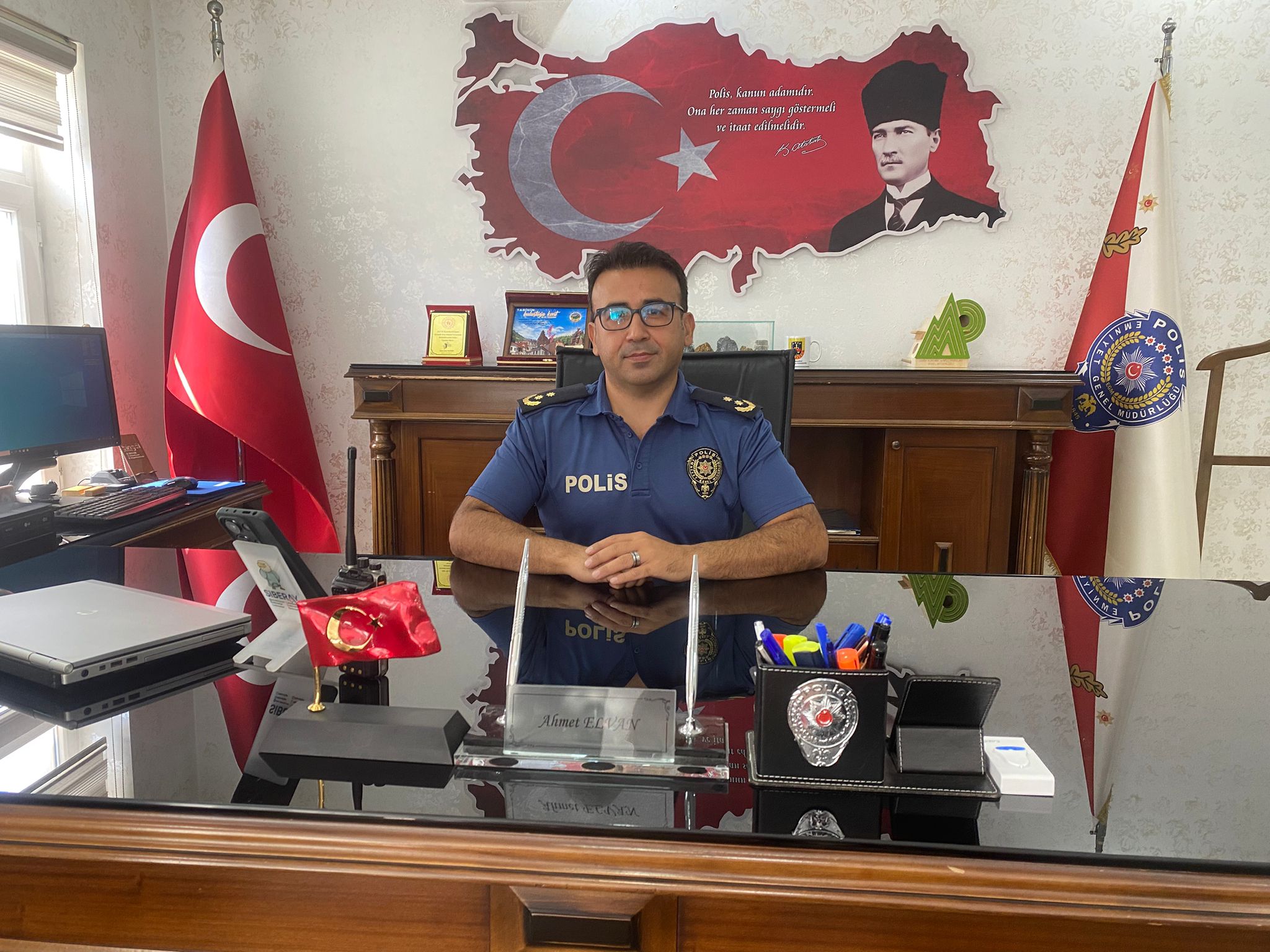 YENİ İLÇE EMNİYET MÜDÜRÜ GÖREVE BAŞLADI