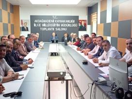 KURUM MÜDÜRLERİNE YÖNELİK BİLGİLENDİRME TOPLANTISI