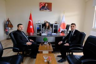 BAŞKAN YALÇIN’DAN SAĞLIK YÜKSEKOKULUNA ZİYARET