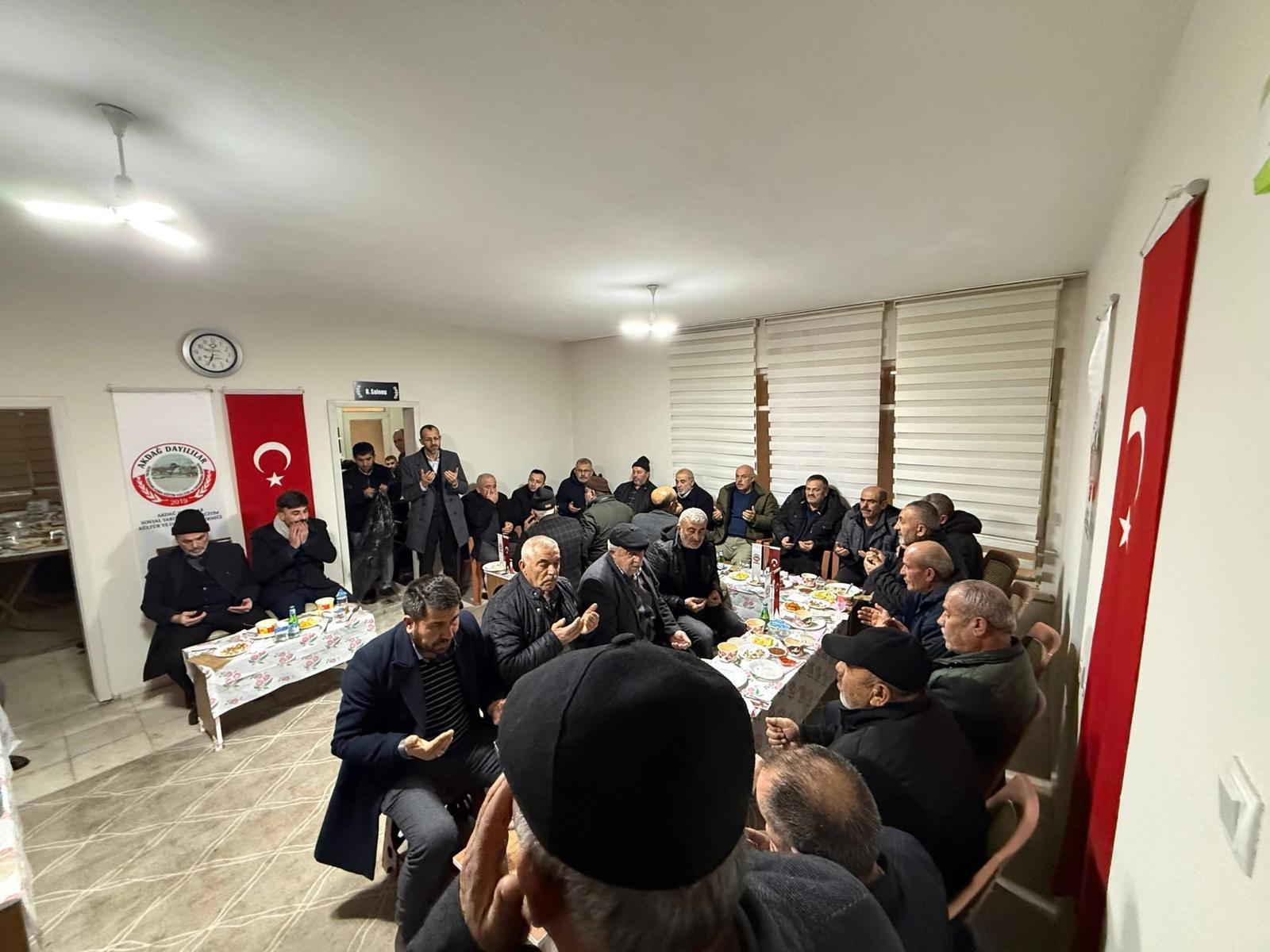 AKDAĞ DAYILILAR DERNEĞİ ARABAŞI GECESİNDE BULUŞTU