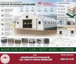 AKDAĞMADENİ’NDE HAYVANCIYA BÜYÜK DESTEK: ÇADIR AHIR BAŞVURULARI BAŞLADI!